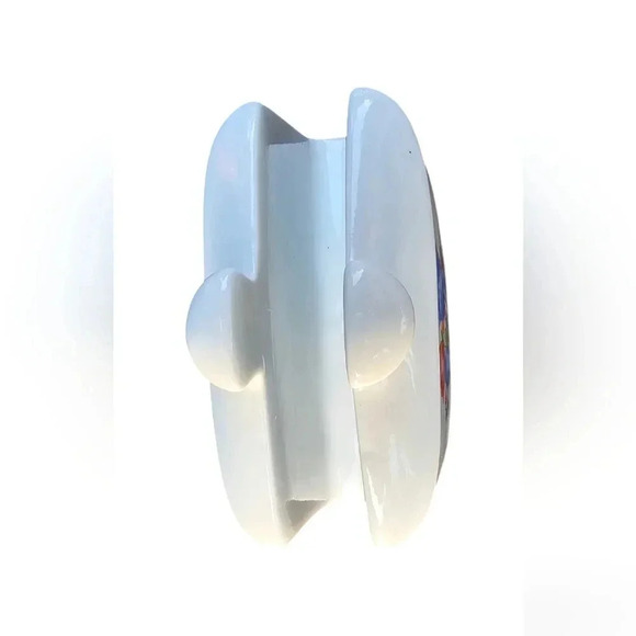 Dainty Corelle Napkin Holder-She's Got Some Discolorations.​​​​​ - Picture 2 of 4